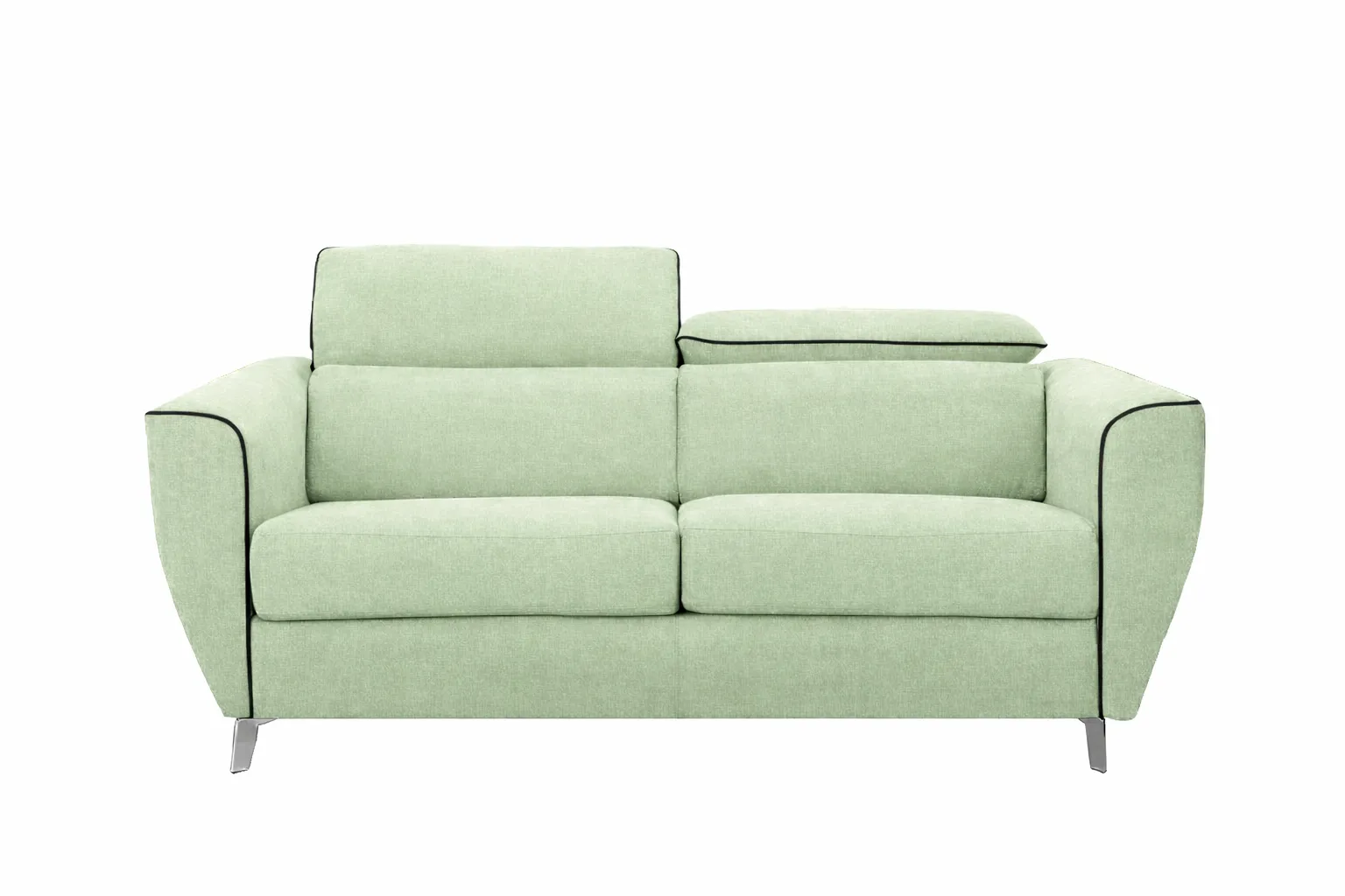 Canapea extensibila de 2,3 locuri modernă din textil rezistent si saltea verde pal Canapea extensibila de 2,3 locuri modernă din textil rezistent si saltea verde pal