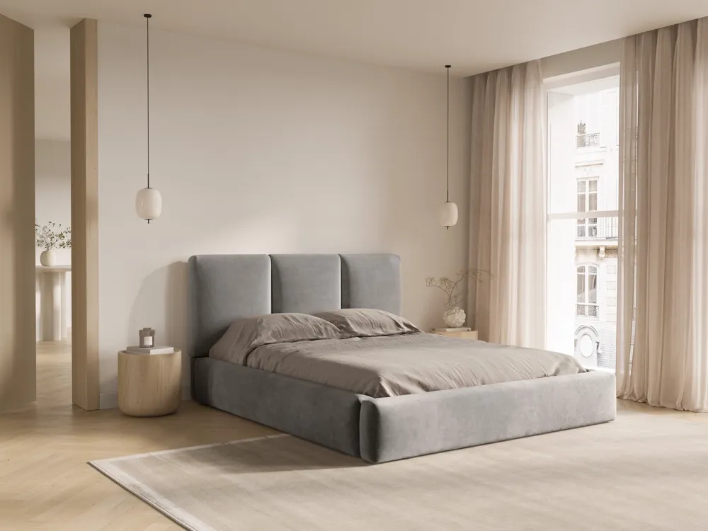 Pat modern 160x200 cu ladă mare