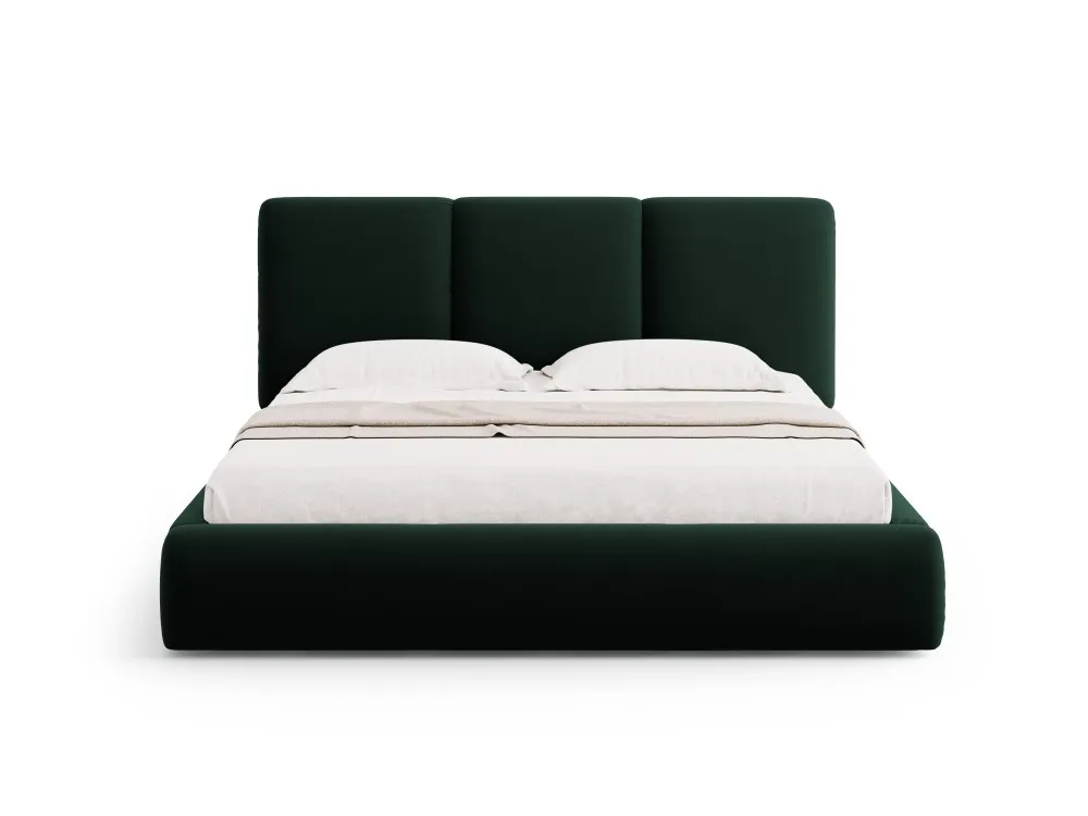 Pat modern 160x200 cu ladă mare verde Pat modern 160x200 cu ladă mare verde