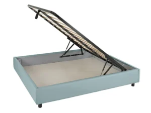Pat dormitor 180x200 cu tablie înaltă și design elegant