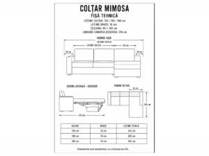 Fisa tehnica coltar mimosa Fisa tehnica coltar mimosa
