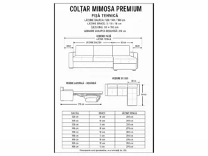 Fisa tehnica coltar mimosa premium Fisa tehnica coltar mimosa premium