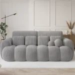 Canapea Extensibilă Cotonn cu Ladă de Depozitare și Spumă HR, Modullo 03