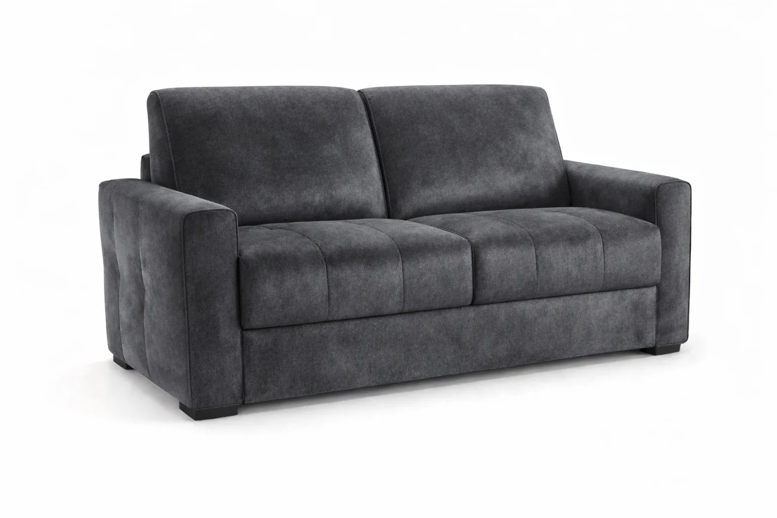 Canapea extensibilă elegantă cu sistem Ribalta negru Canapea extensibilă elegantă cu sistem Ribalta negru