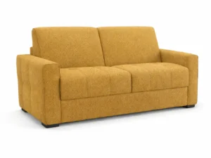 Canapea extensibilă elegantă cu sistem Ribalta galben Canapea extensibilă elegantă cu sistem Ribalta galben