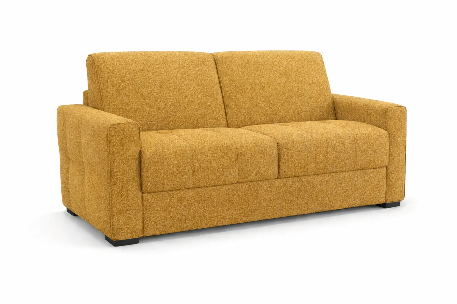 Canapea extensibilă elegantă cu sistem Ribalta galben Canapea extensibilă elegantă cu sistem Ribalta galben