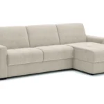Colțar extensibil de 4 locuri modern cu saltea confortabilă