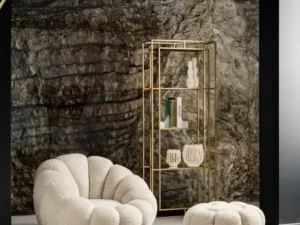 NEW CLASS GOLD MARB WH RAD200 FLOOR LAMP (6)