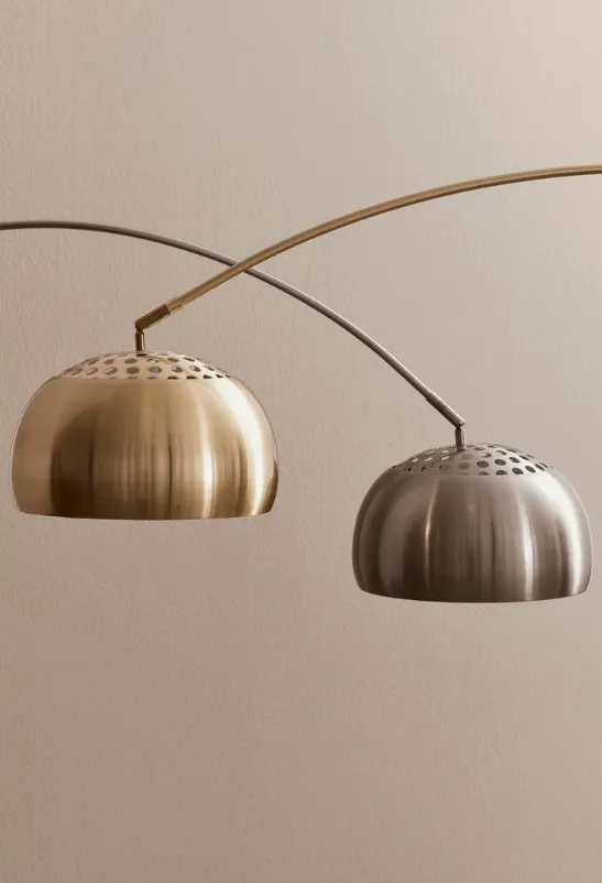 NEW CLASS GOLD MARB WH RAD200 FLOOR LAMP (8) NEW CLASS GOLD MARB WH RAD200 FLOOR LAMP (8)
