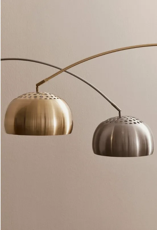 NEW CLASS SILV MARB WH RAD200 FLOOR LAMP (8) NEW CLASS SILV MARB WH RAD200 FLOOR LAMP (8)