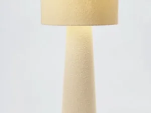 RADHA BEIGE BOUCLÉ FLOOR LAMP H130 (3)