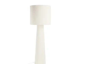 RADHA BEIGE BOUCLÉ FLOOR LAMP H130