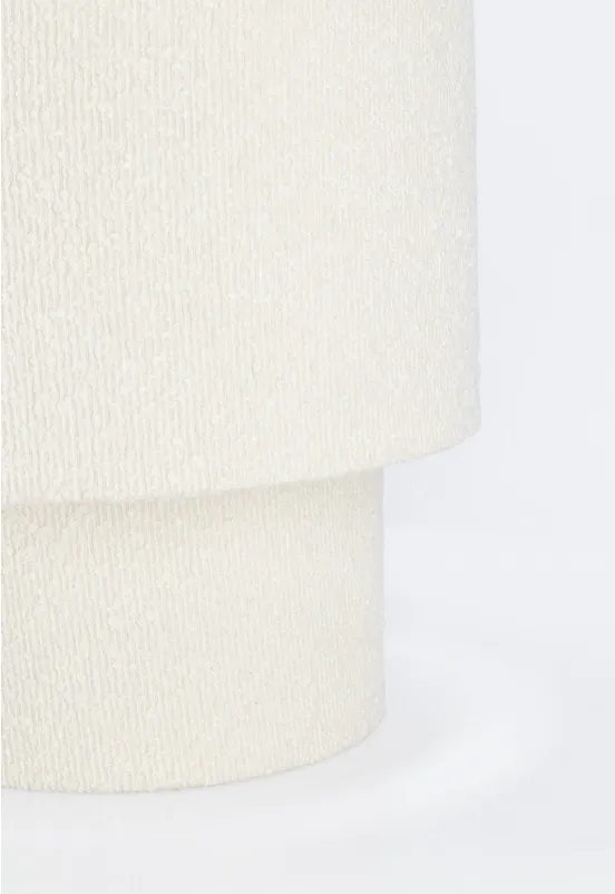 RADHA RO BEIGE BOUCLÉ TABLE LAMP H39 (2) RADHA RO BEIGE BOUCLÉ TABLE LAMP H39 (2)