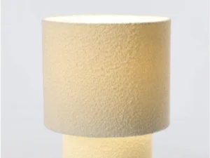 RADHA RO BEIGE BOUCLÉ TABLE LAMP H39 (3)