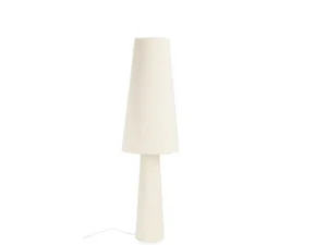 RADHA SHAPE BEIGE BOUCLÉ FLOOR LAMP H120