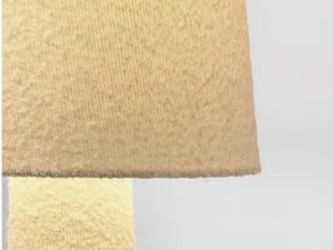 RADHA SHAPE BEIGE BOUCLÉ FLOOR LAMP H120 (4)