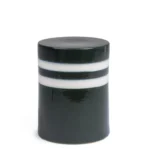 Decorațiune Zalem din Ceramică Smălțuită, Realizată Manual Verde-Alb H43