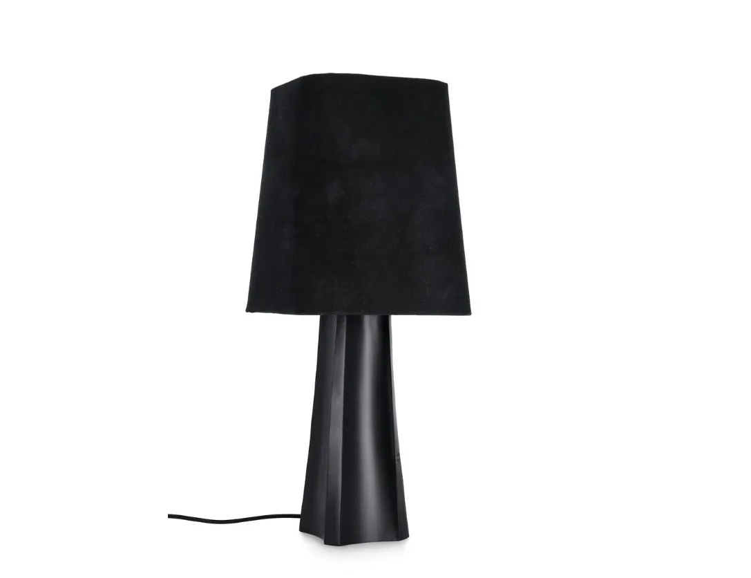 TRIPURA BLACK TABLE LAMP H61