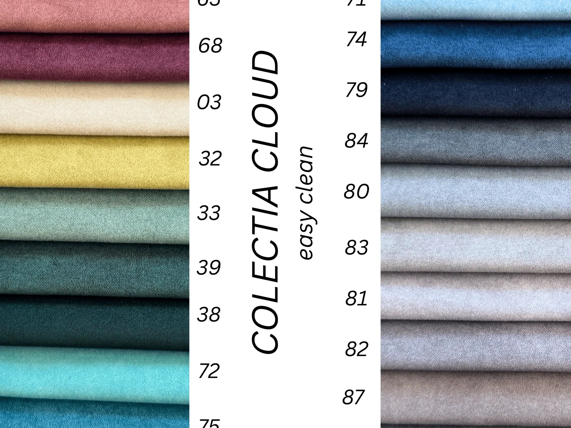 Cloud material easy clean Cloud material easy clean