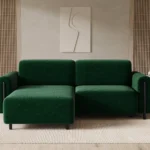 Colțar Extensibil Acossta – Design Modern, Confort HR, Amore 35, negru